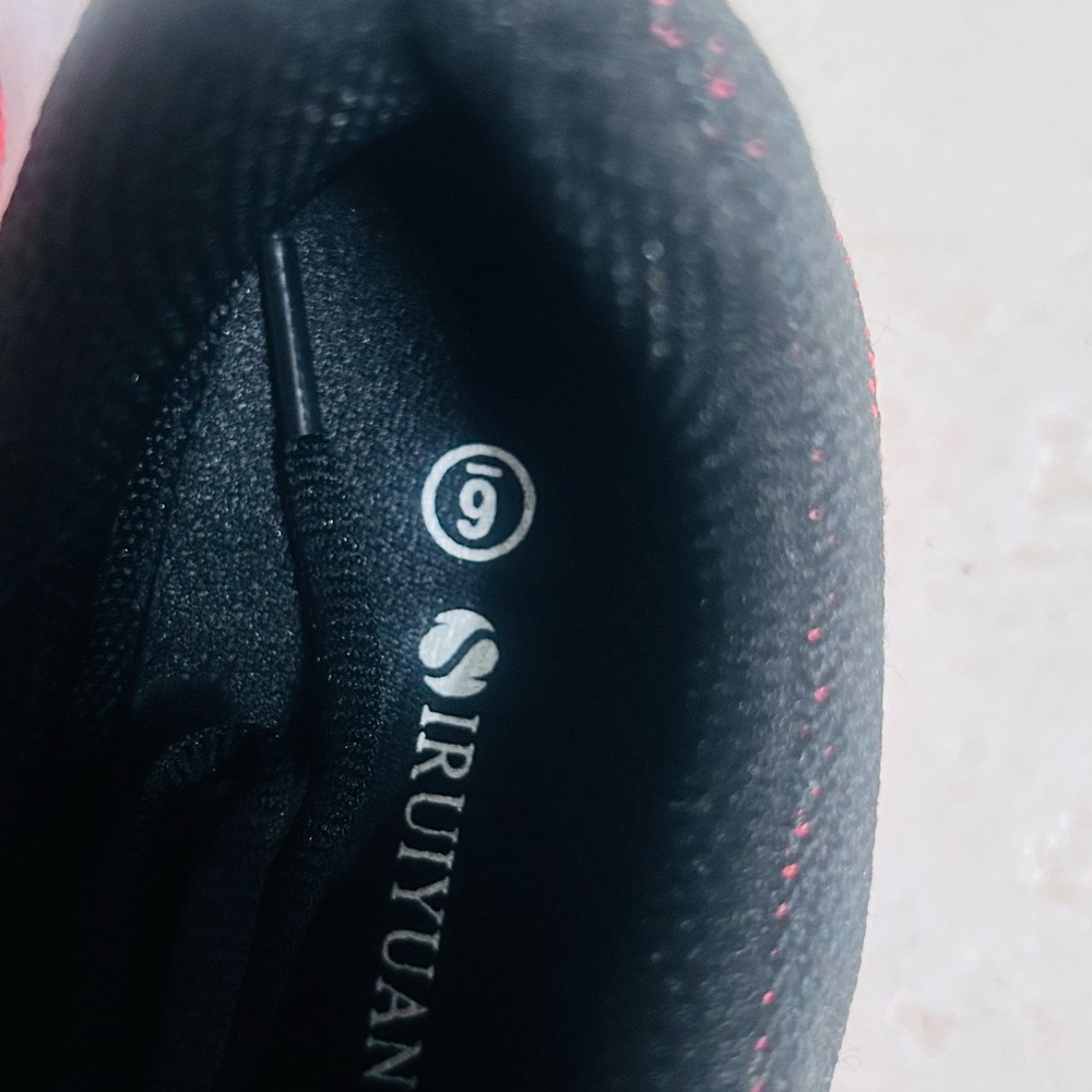 Women’s Black and Pink Mesh Sneakers - Picture 5 of 5